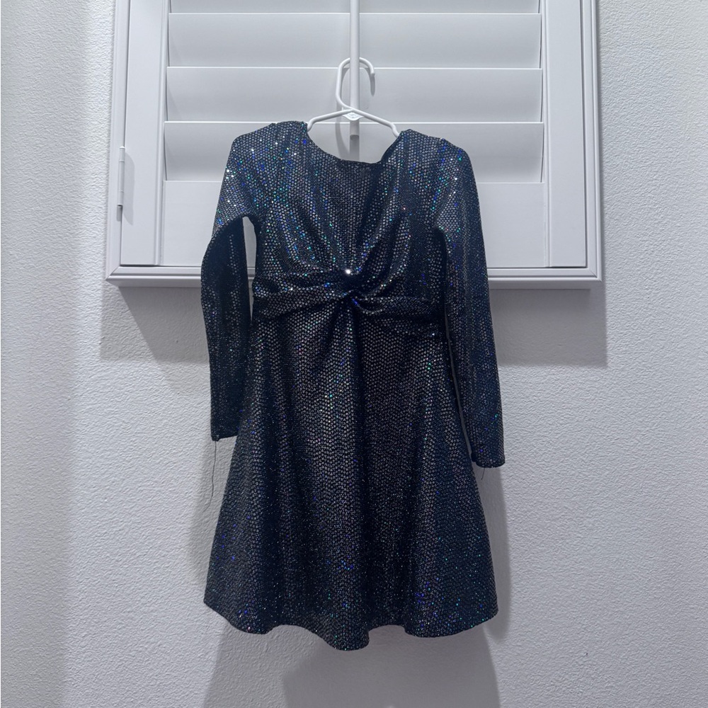 Zara Kids Shimmering Black Dress